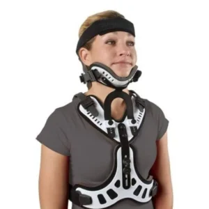 COLLARIN CON APOYO DE ORTESIS TIPO MINERVA